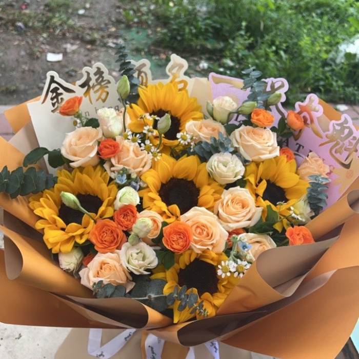 石家庄井陉矿区送高考生什么花